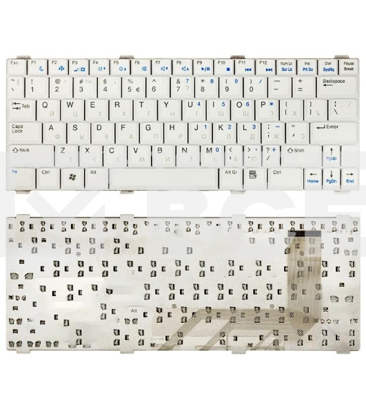 Клавиатура для ноутбука Dell Vostro 1200 V1200 белый
