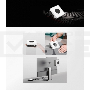 Компьютер Chuwi LarkBox X  Intel N-series N100(0.8Ghz)/12288Mb/512SSDGb/Int:Intel UHD Graphics/BT/WiFi/war 1y/0.4kg/Grey+White/Win11Pro + USB2.0*2/USB3.2*2/Type-C*1/HDMI*1/DP*1/RJ45*2/WIFI6,BT5.2/bracket
