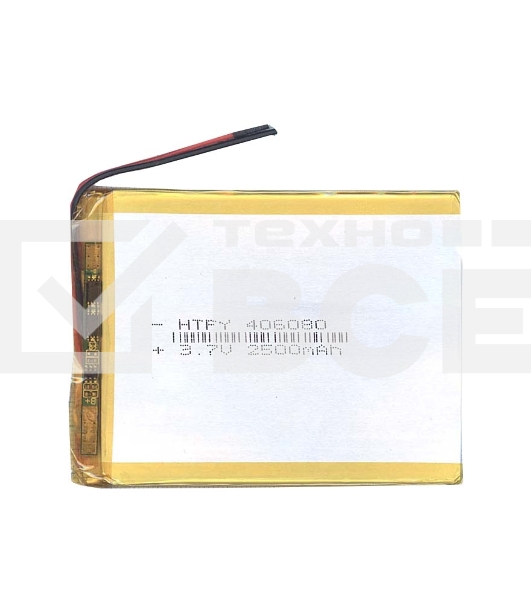 Аккумулятор Li-Pol (батарея) 4*60*80мм 2pin 3.7V/2500mAh