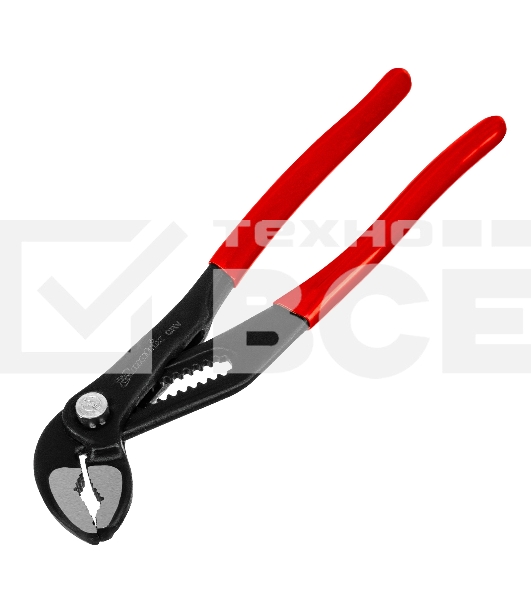 Переставные клещи Matrix 250 мм, кнопочный механизм, хром-ванадий, обливные рукоятки