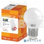 Лампа Iek LLE-G45-9-230-30-E27 светодиодная ECO G45 шар 9Вт 230В 3000К E27, фото3