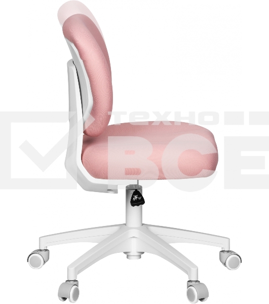 Кресло детское Cactus CS-CHR-3594PK розовый крестов. пластик белый