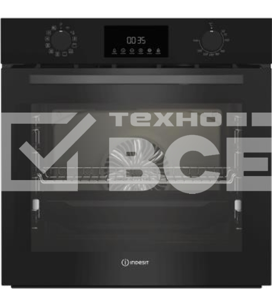 Встраиваемый духовой шкаф электрический Indesit IBFTE 3841 BL черный