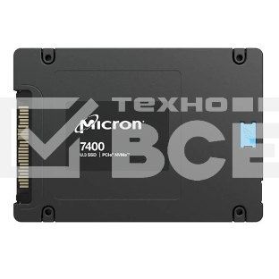 Накопитель SSD Micron 7400 Max, 3.2Tb, U.3, 2.5