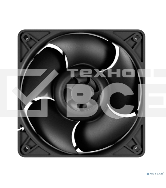 Комплект вентиляторов для корпуса Arctic S12038-8K 3 Pack черный, 120 мм, 8000 об/мин, 4 pin