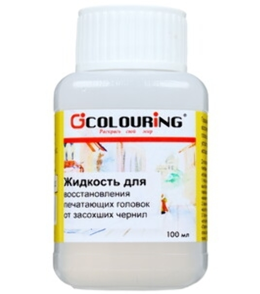 Жидкость для очистки печатающих головок оргтехники, 100 мл, Colouring