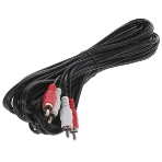 Кабель аудио Cablexpert CCA-2R2R-1.8M-N, 2xRCA/2xRCA, 1.8м, черный, пакет, фото7