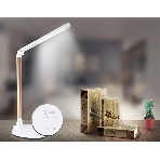 Светодиодная настольная лампа с беспроводной зарядкой Ambrella light DE525 GD золото LED 3000-6400K 7W, фото7
