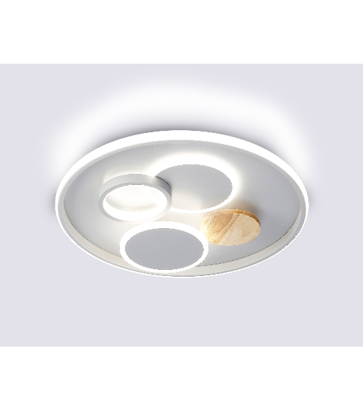 Светильник Ambrella light FL4803 GR серый 3000K-6400K 70W D500*95 (ПДУ ИК)