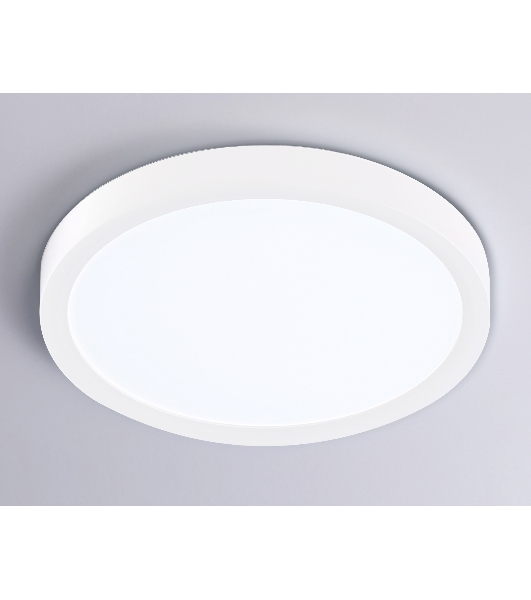 Светильник светодиодный ультратонкий Ambrella light FZ1901 WH белый IP54 13W 3000K-6500K CCT-переключатель D230*25 (Без ПДУ)