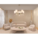Люстра Ambrella light LH56261/5 BS/FR латунь/белый матовый E27/5 max 60W D600*590, фото6