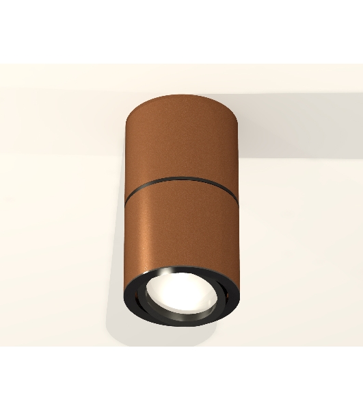 Светильник Ambrella Light XS7404040 SCF/PBK кофе песок/черный полированное MR16 GU5.3 (C7404, A2071, C7404, N7002)