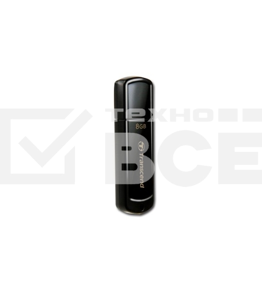 Флеш диск Transcend 8Gb Jetflash 350 TS8GJF350 USB2.0 черный