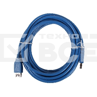 Кабель AM/AF USB3.0 5.0м VCOM удлинитель USB 3.0, VUS7065-5M