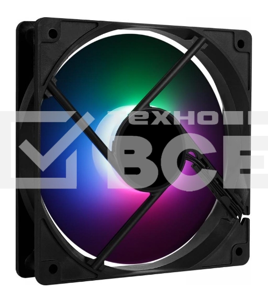 Вентилятор для корпуса Aerocool / Formula Frost 12 черный, 120 мм, 1000 об/мин, 23.7 дБ, 3 pin