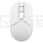 Мышь беспроводная A4Tech Fstyler FG12S белый, 1200 dpi, радиоканал, USB, кнопки - 3, фото 1