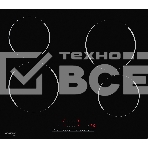 Электрические панели Weissgauff HV 640 BS Встраиваемые, 60 см, стеклокерамика Vitro Ceramic Glass, черная, фото 1