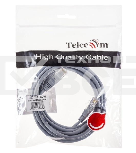 Патч-корд 3.0м , FTP Cat. 5E, Telecom NA102-FTP-C5E-3M