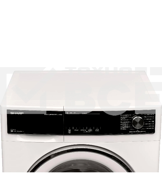 Стиральная машина Sharp ES814RW белый, загрузка фронтальная 8 кг, 1400 об/мин, класс: A+++