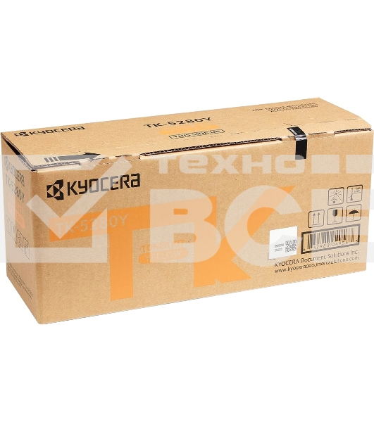 Картридж лазерный Kyocera TK-5280Y (1T02TWANL0) желтый для M6235cidn/M6635cidn/P6235cdn 11000 стр