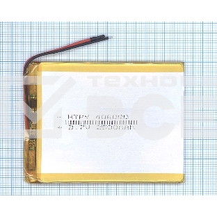 Аккумулятор Li-Pol (батарея) 4*60*80мм 2pin 3.7V/2500mAh