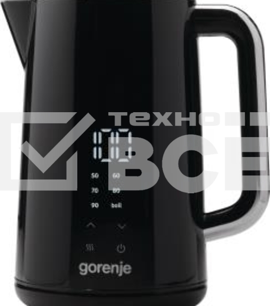 Чайник Gorenje K17GDW 743902 черный