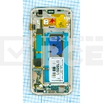 Дисплей для Samsung Galaxy S7 Edge SM-G935FD голубой с рамкой, фото3