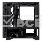 Компьютерный корпус без блока питания HSPD M320, Mesh Mini-tower, черный, slide TG, 0.45 SPCC, 2x140мм ARGb+1x120мм ARGb mATX, mITX 160/340/184мм 2x2.5