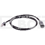 Патч-корд Lanmaster LAN-PCEXT/U5E-5.0-BK UTP RJ-45 мод.-вилка RJ-45 кат.5E 5м серый LSZH (уп.:1шт), фото2