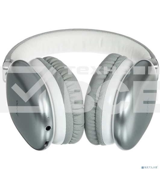 Беспроводные/проводные наушники Hoco W35 Max серебристый, полноразмерные, Bluetooth + проводной