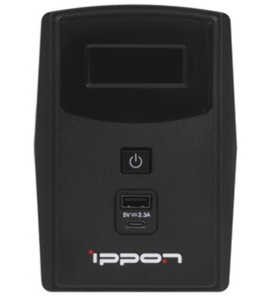 Источник бесперебойного питания Ippon Back Power Pro II 600 360Вт 600ВА черный