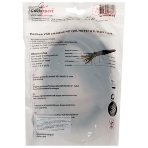 Кабель-удлинитель VGA Pro Cablexpert CC-PVGAX-1.8M, 15M/15F, 1.8м, экран, феррит. кольца, пакет, фото 1