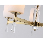 Люстра Ambrella light LH56261/5 BS/FR латунь/белый матовый E27/5 max 60W D600*590, фото5