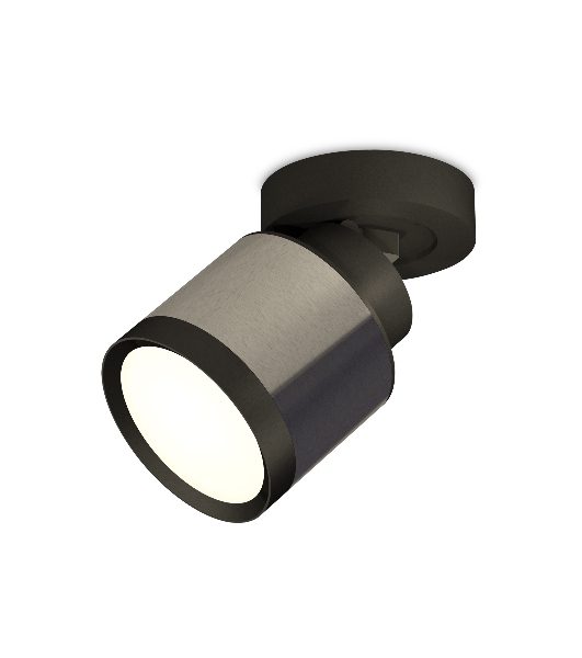 Светильник Ambrella Light XM8115001 DCH/SBK/PBK черный хром/черный песок/черный полированный GX53 (A2229, A2106, C8115, N8113)