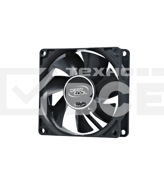 Вентилятор для корпуса DEEPCOOL XFAN 80 черный, 80 мм, 1800 об/мин, 20.3 дБ, 4 pin