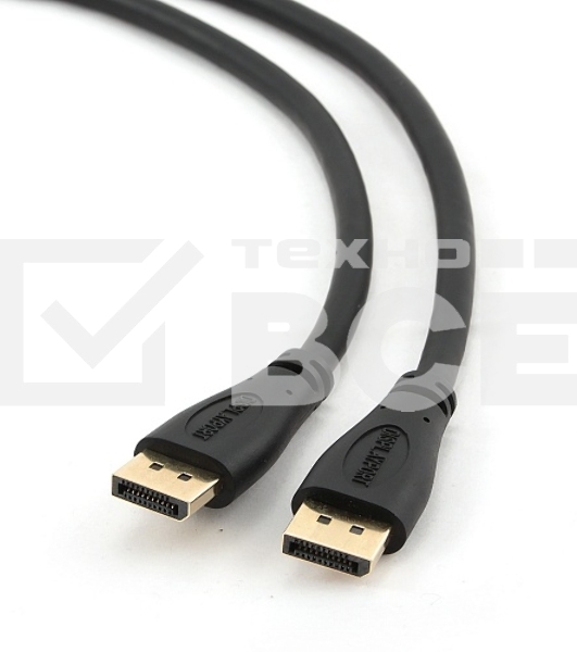 Кабель DisplayPort Gembird, 1.8м, 20M/20M, черный, экран, пакет CC-DP-6