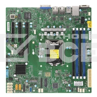 Материнская плата Supermicro MBD-X11SCL-F-B, LGA 1151, Intel C242, 4xDDR4, 6xSATA, 1xM.2, 1xPCI-E 3.0 x16, 1xPCI-E 3.0 x8, 2xPCI-E 3.0 x4, 1xVGA, 2x 1Gb LAN, 2xUSB 2.0, 5xUSB 3.1 Gen 1, 2xCOM, 1x TPM, Micro-ATX, OEM