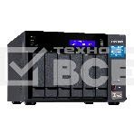 Сетевое хранилище без дисков SMB QNAP TVS-672XT-i3-8G 6-Bay NAS, Intel Core i3-8100T 4-core 3.1 GHz Processor, 8GB DDR4 RAM (max 32GB RAM), 6x 2.5
