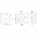 Выключатель клавишный круглый 12V 16А (3с) ON-OFF черный  с синей подсветкой  Rexant, фото4