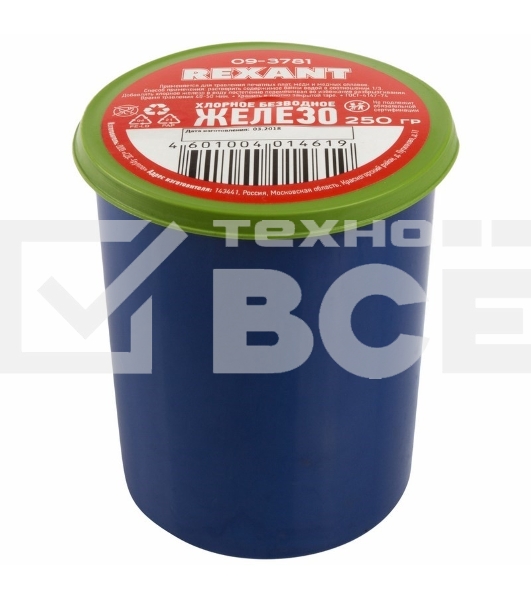 Хлорное железо Rexant, 250 г, банка