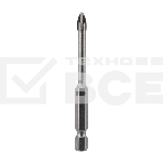 Сверло по стеклу и керамике Kranz 5 мм 4 грани шестигранный хвостовик, фото 1