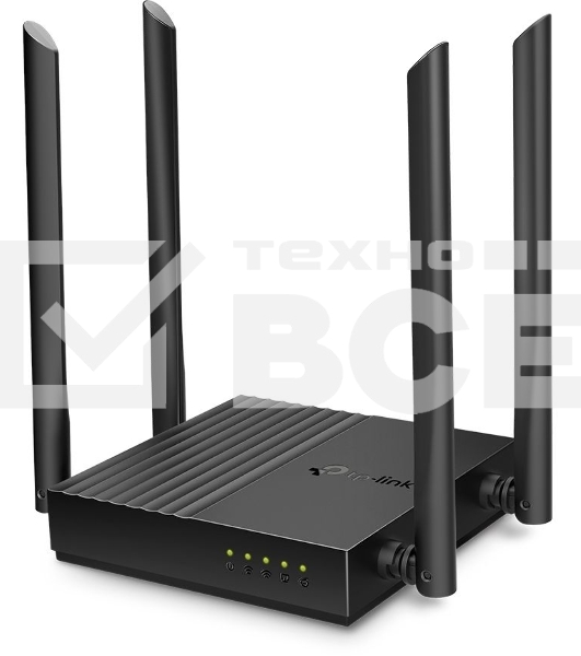 Роутер TP-Link Archer A64 AC1300 Wi-Fi роутер с MU-MIMO. RouterSPEED: 400 Mbps at 2.4GHz + 867Mbps at 5GHz SPEC: 4×Antennas, 1×Gigabit WAN Port + 4×Gigabit LAN Ports FEATURE: Tether App, WPA3, Access Point Mode, IPv6 Supported, IPTV, Beamforming, Smart Co