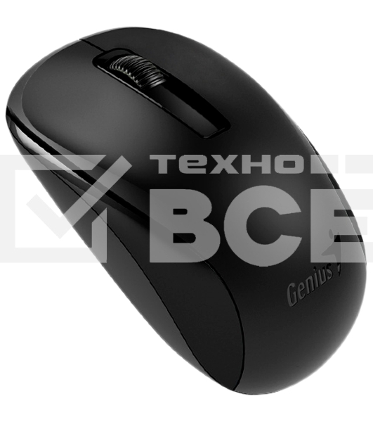 Мышь беспроводная Genius NX-7005 черный, 1200 dpi, радиоканал, USB, кнопки - 3