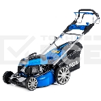 Бензиновая газонокосилка Hyundai L 4610SE самоходная, электрозапуск, двигатель Hyundai ICV145,4-х такт, 3.5 л.с./145 см3, Ширина среза 45,7 см, Высота среза 25-75 мм, 35 кг, фото4