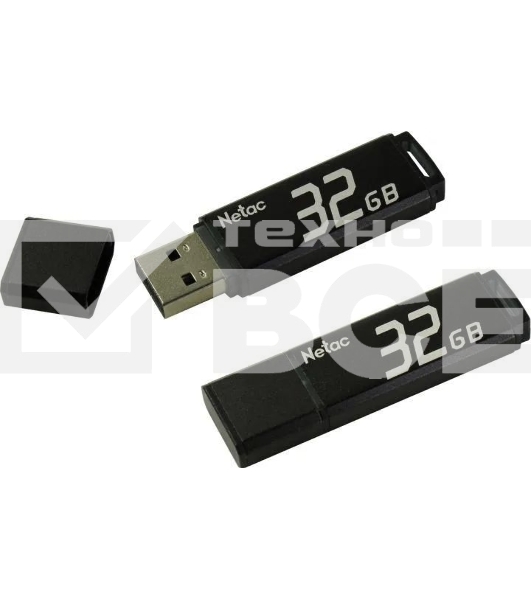 Флеш диск Netac U351 32Gb <NT03U351N-032G-20BK>, USB2.0