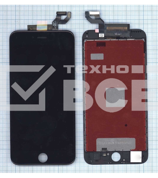Дисплей для Apple iPhone 6S Plus черный 1920x1080 (Full HD)