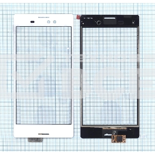 Сенсорное стекло (тачскрин) для Sony Xperia M4 Aqua белое