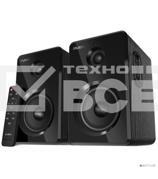 Акустическая система SVEN 2.0 SVEN SPS-725 черный (50 Вт, BT, пульт)
