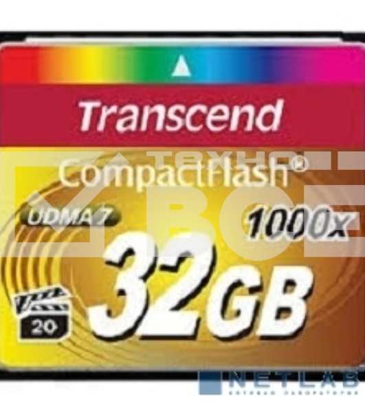 Флеш карта CF 32Gb Transcend TS32GCF1000