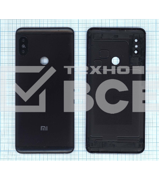 Задняя крышка для Meizu M5 Note черный